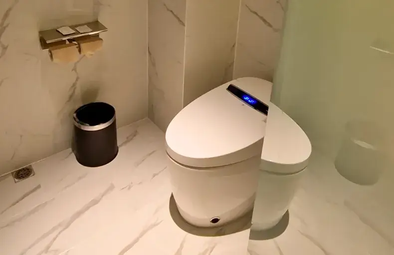 Smart toilet en un hotel de china de Hefei
